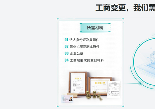 鄭州鞏義市公司注冊信息變更所需資料